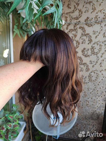 Парик каре волнистый. Новый, колорированный