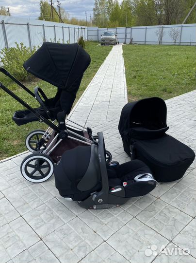 Коляска cybex priam lux platinum