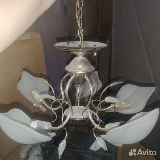 Люстра потолочная подвесная бу
