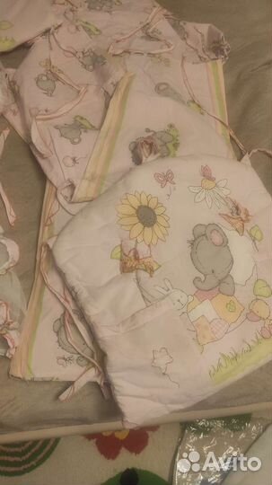 Балдахин+ бортики со слониками