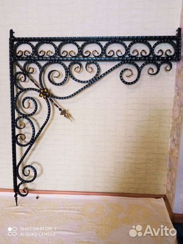 Козырек Кованый(холодная ковка)