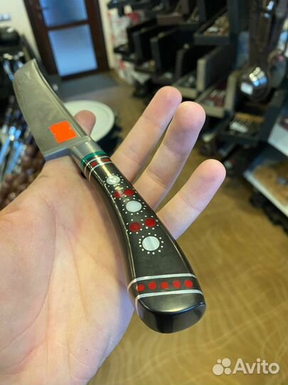 Нож Пчак с вытравлением