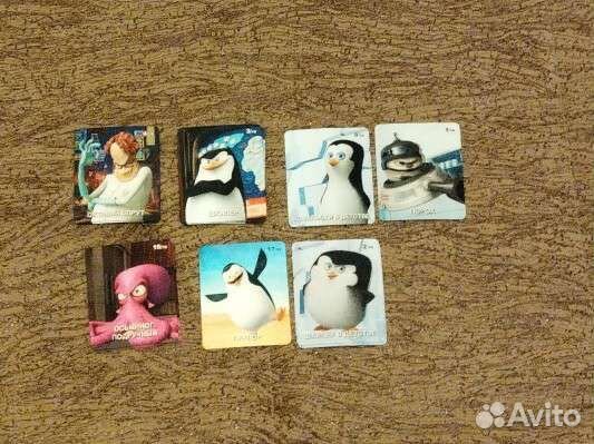 Альбом пингвины Мадагаскар и карточки к нему
