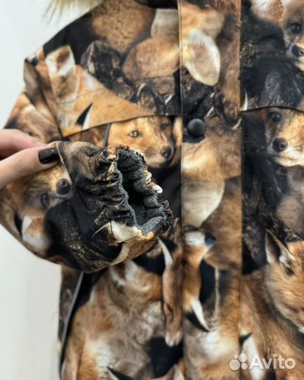 Куртка для девочки 110 Molo Castor Fur Fox Camo
