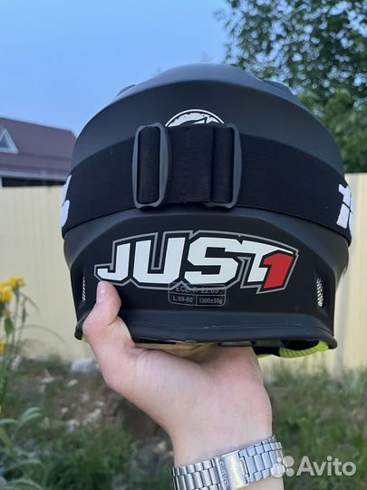 Шлем для мотоцикла кроссовый just 1