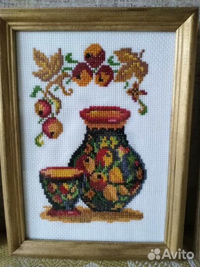 Картина вышитая крестом