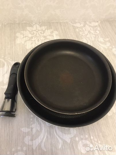 Набор сковородок tefal б/у