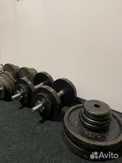 Гантели разборные