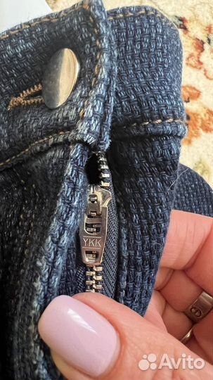 Джинсы синие