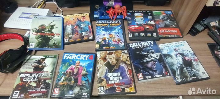 Диски с играми DVD