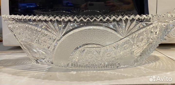 Хрустальная ладья СССР 2 шт