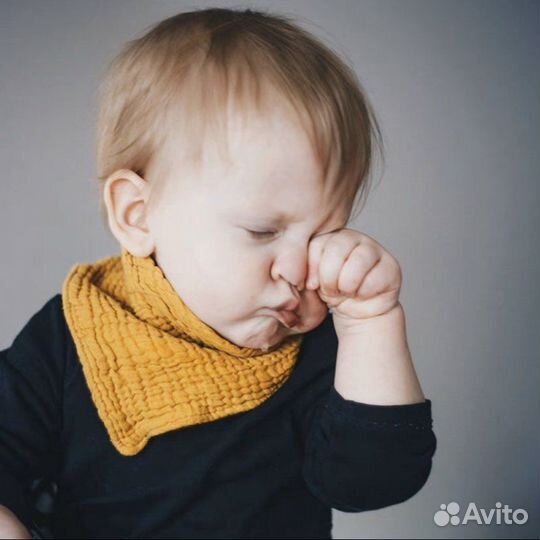 Муслин слюнявчики (нагрудник)