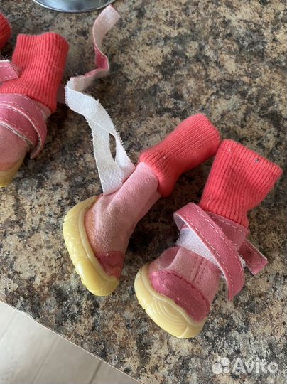 Ботинки сапоги для собак мелких