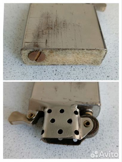 Зажигалка zippo бензиновая в чехле