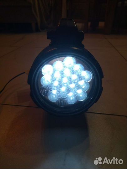 Яркий луч A-519L фонарь светодиодный аккумулятор