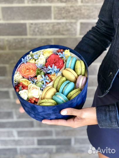 Букеты с макарон/macaron с доставкой 24/7