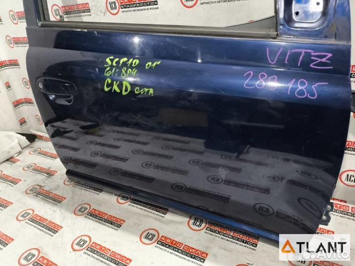 Дверь передний правый toyota vitz