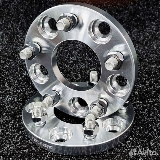 Проставки ступичные 15мм - 5x114 цо 67, M12x1.5