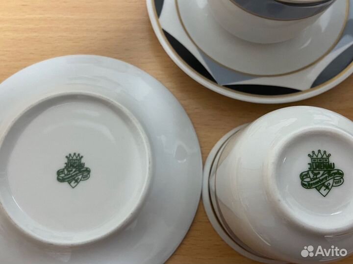 Сервиз кофейный ГДР СССР jlmenau 1777