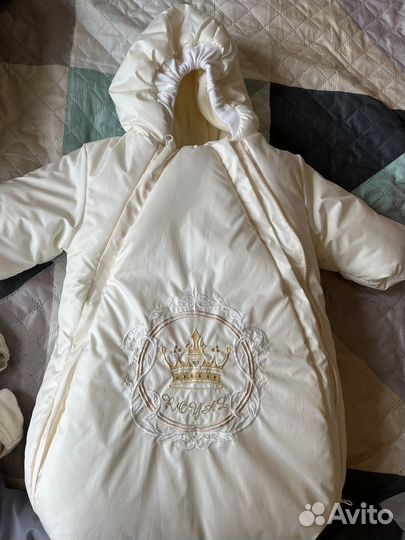 Зимний конверт на выписку