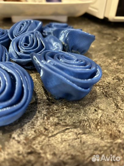 Цветы из ткани