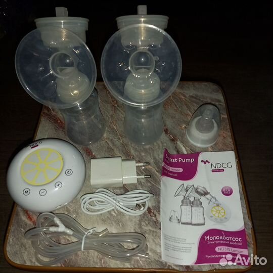 Молокоотсос двойной электрический