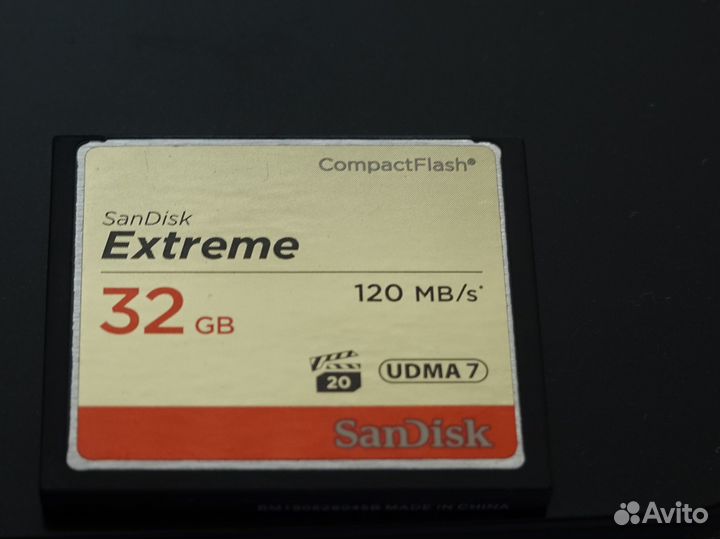 Карта памяти CompactFlash Sandisk Extreme 32gb