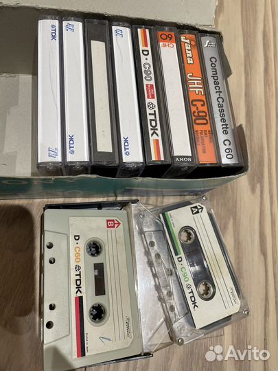 Аудиокассеты б/у sony, TDK, Maxell, Basf, Agfa