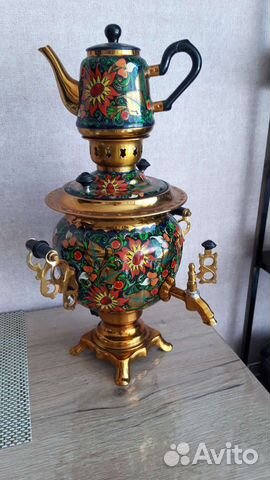 Самовар электрический расписной