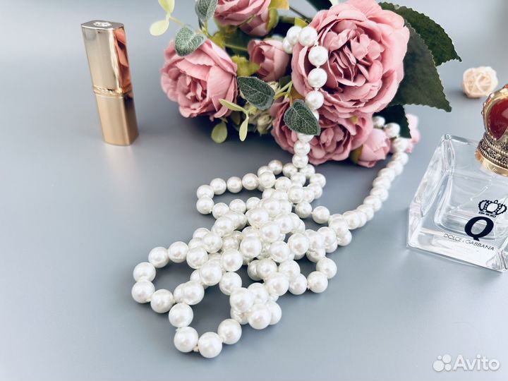 Бусы из искусственного жемчуга
