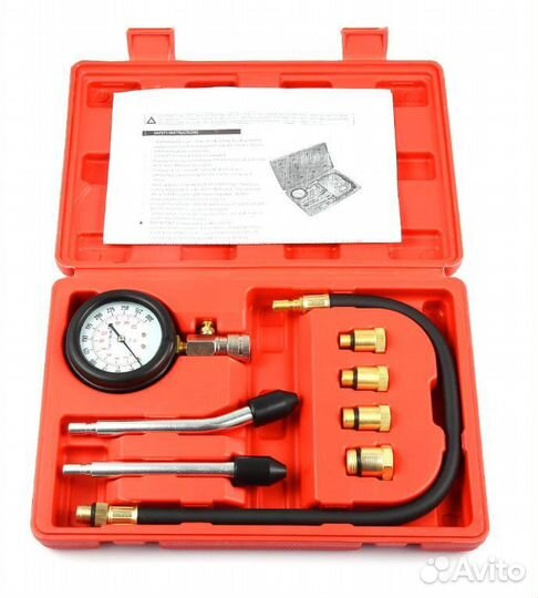 Компрессометр для бензиновых двигателей с набором