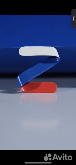 Значок Z металлический