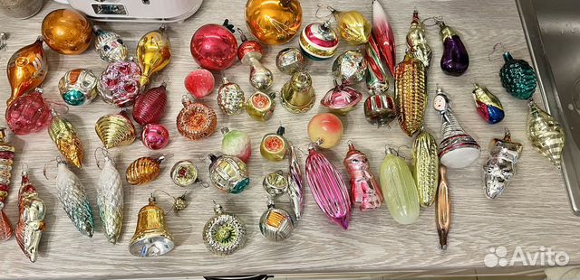 Винтажные советские новогодние игрушки купить в Москве | Хобби и отдых ...