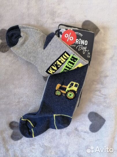 Колготки детские, 98-104,новые, 2шт