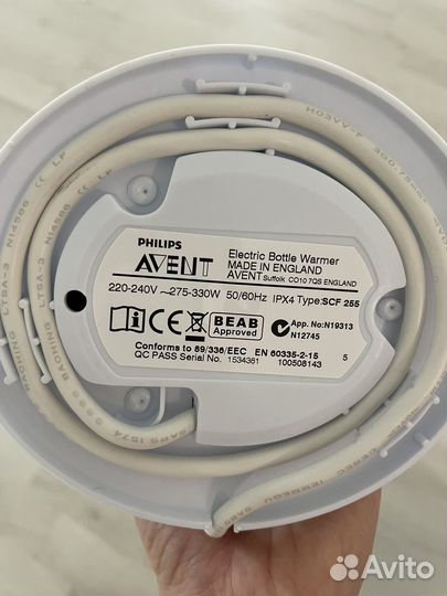 Подогреватель для бутылочек avent