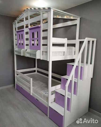 Двухъярусная кровать Чердак