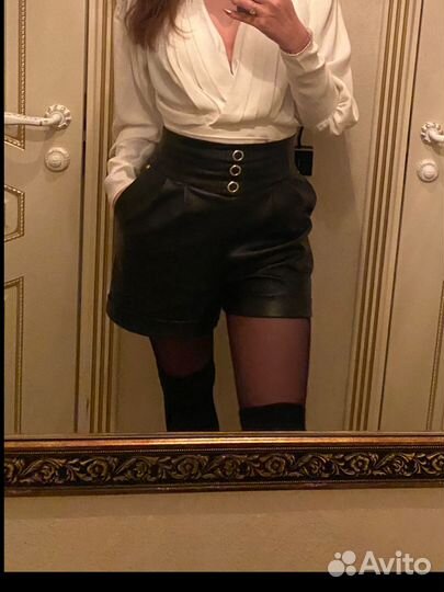 Кожаные шорты