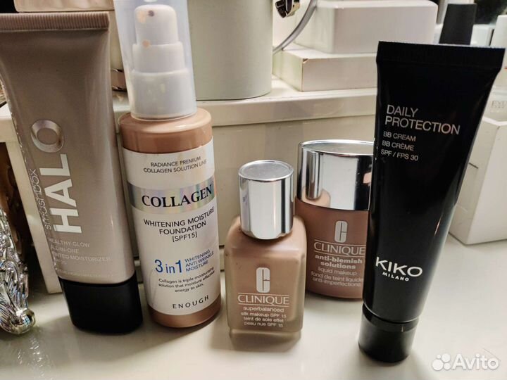 Пакет тональных,бб крема Clinique, smashbox,kiko