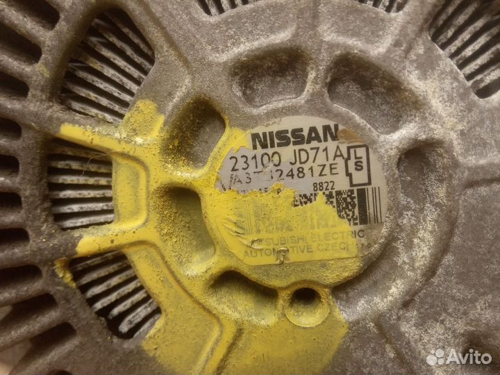 Генератор Nissan Qashqai J10 +2 JJ10