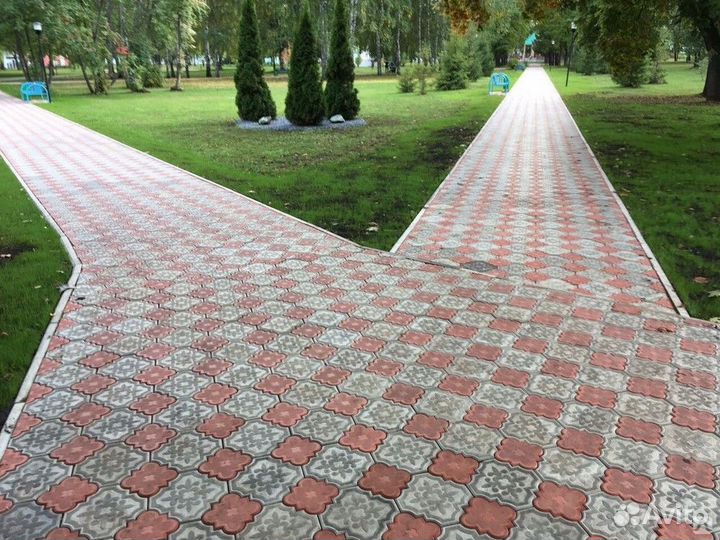 Брусчатка, плитка Ковер тротуарная 300*300*30 мм