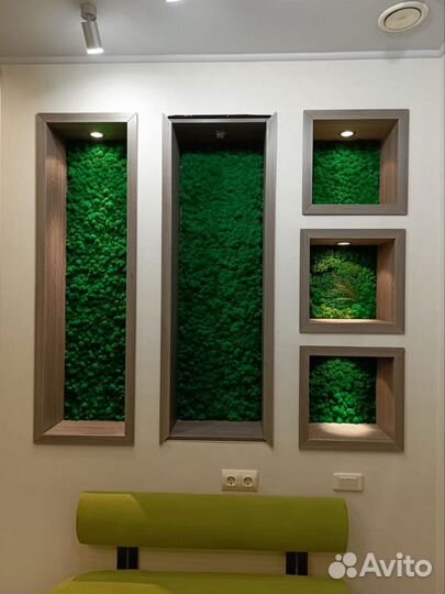 Изделие из мха, украшение для ресторана, дизайн