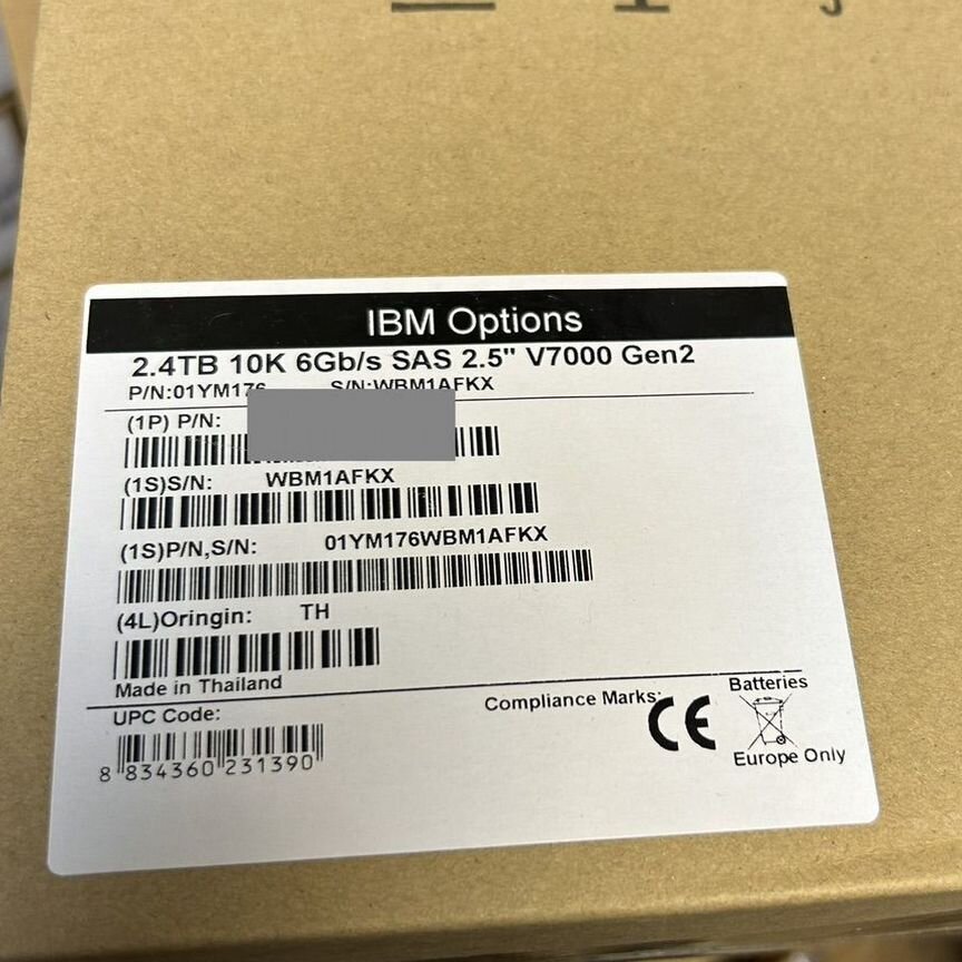 [01YM176] Жесткий Диск Ibm 2.4tb01ym150 01ym152
