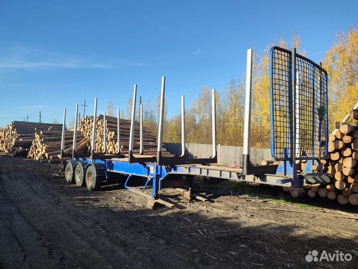 Полуприцеп лесовоз (сортиментовоз) Sommer SP 240 PR, 2008