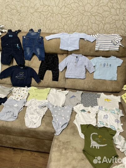 Вещи пакетом на мальчика от 0 до 6 месяцев