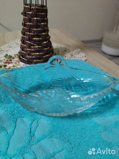 Хрустальная ваза, ладья