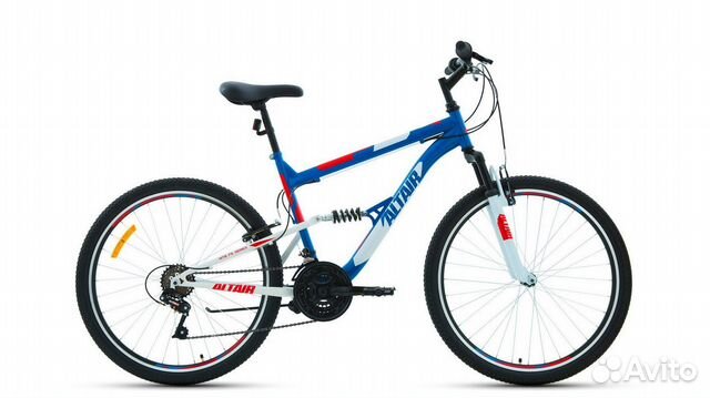 Велосипед горный двухподвес Altair MTB FS 1.0 d-26