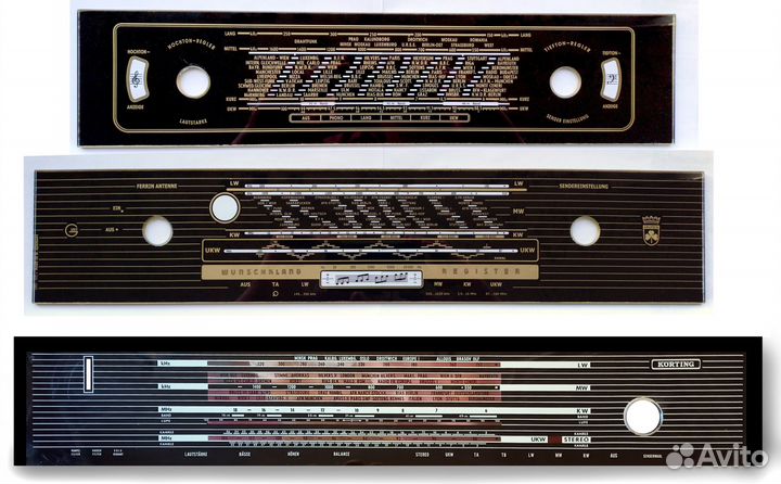 Шкалы для раритетных радиол и приемников