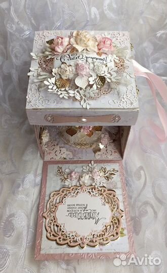 Коробочка для денег на свадьбу, подарок маме, на д