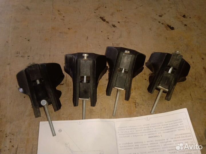 Багажник на рейлинги Амос Amos