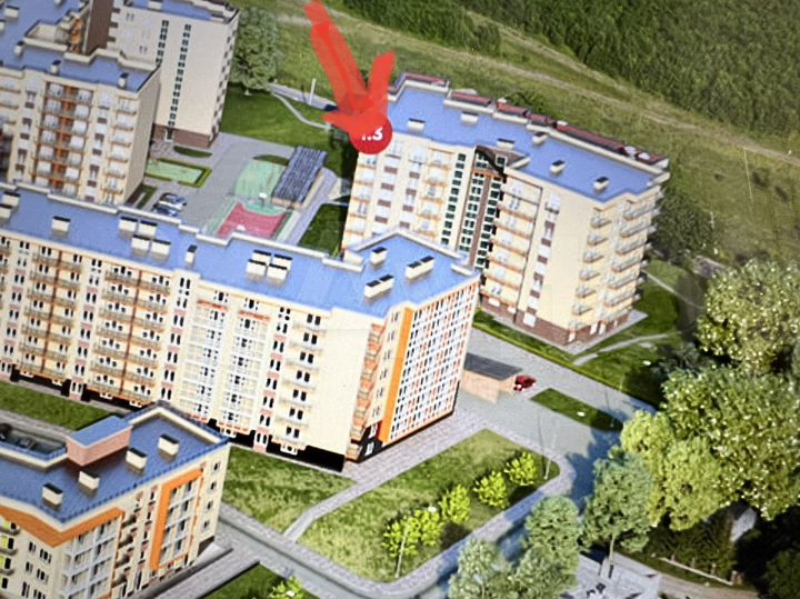 2-к. квартира, 55,7 м², 7/8 эт.